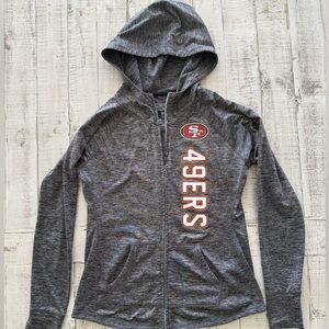 NFL Team San Francisco 49ers Zip Up Hoodie Jacket